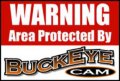 BuckEye Cam Warning Sign
